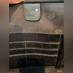 AUTHENTIC Montblanc zip up thick conference folder